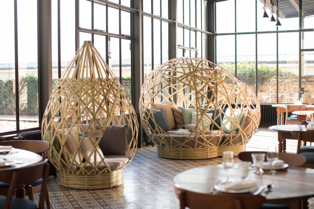 Office seating - "Goutte" Cocoon - DEAMBULONS