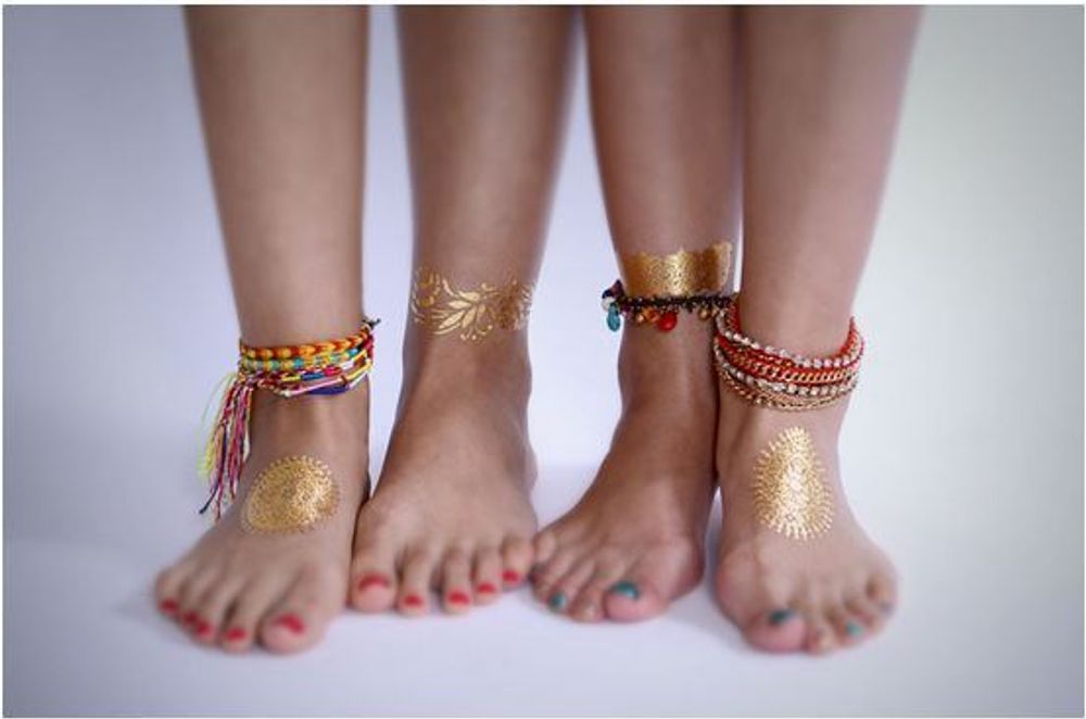 Beauty products - Ephemeral Tattoo - GOLD LEAVES TOKYO