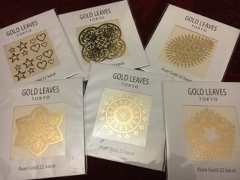 Beauty products - Ephemeral Tattoo - GOLD LEAVES TOKYO