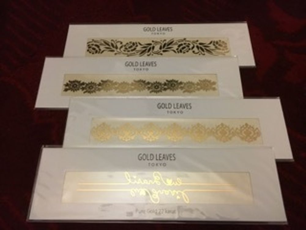 Beauty products - Ephemeral Tattoo - GOLD LEAVES TOKYO