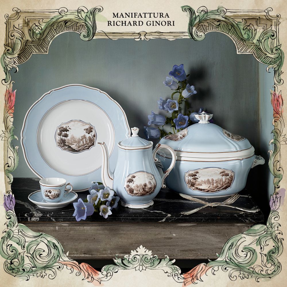Assiettes de réception - Collection Toscana - RICHARD GINORI 1735