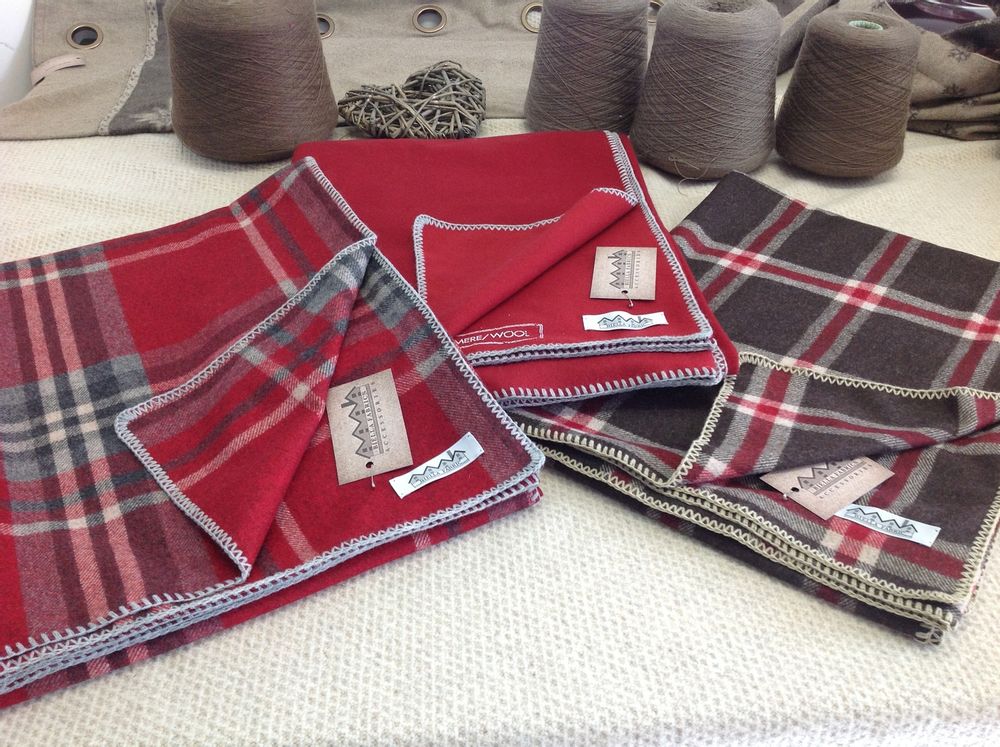 Throw blankets - PLAIDS ET COUSSINS - BIELLA FABRICS
