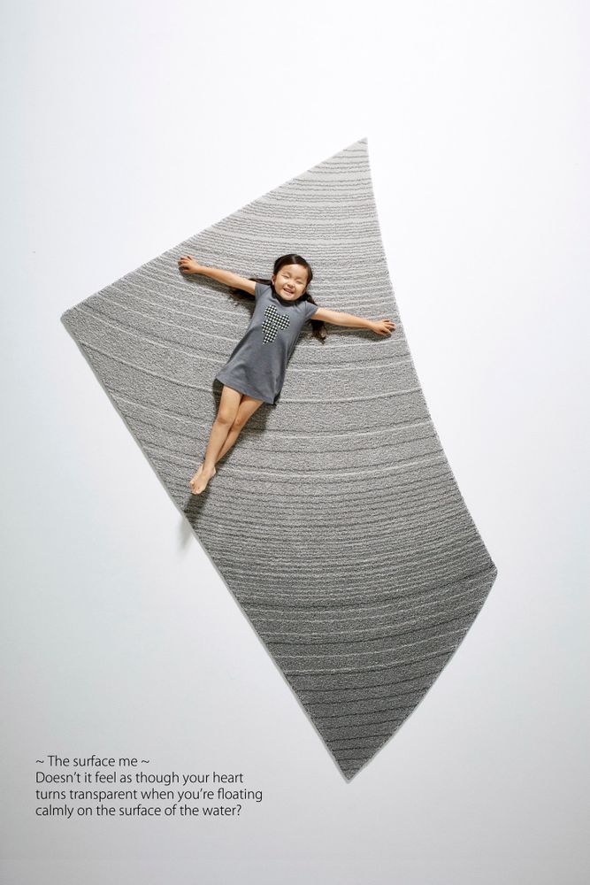 Tapis design - 「水面」minamo / & 「折紙」origami - KATSUKI CONNECTION
