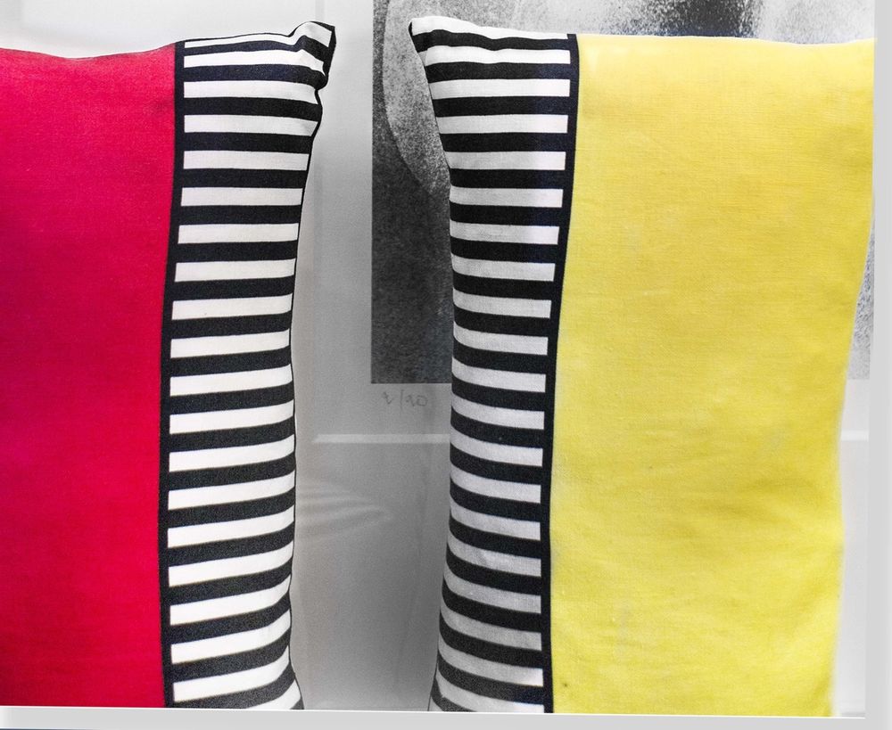 Coussins textile - COUSSINS- Collection LAMPIONS - MARIE EN MAI