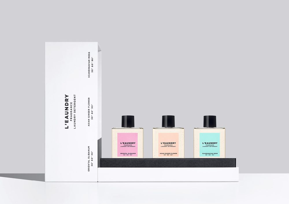 Parfums d'intérieur - L'EAUNDRY Miniatures Gift Set 3 x 60ML - L'EAUNDRY FRAGRANCE DETERGENT