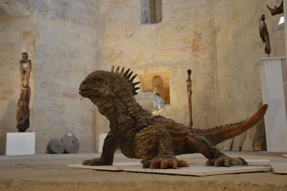 Sculptures, statuettes et miniatures - Iguane - ERIC ZAMBEAUX
