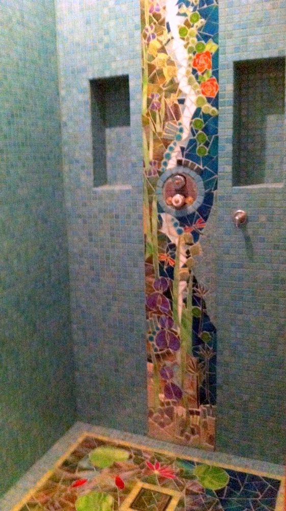 Objets personnalisables - Mosaiques - BLEU CITRON MOSAIQUES