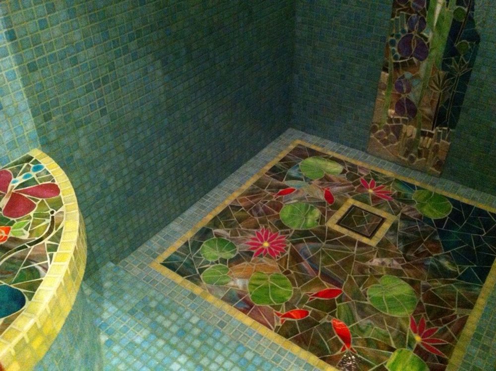 Objets personnalisables - Mosaiques - BLEU CITRON MOSAIQUES