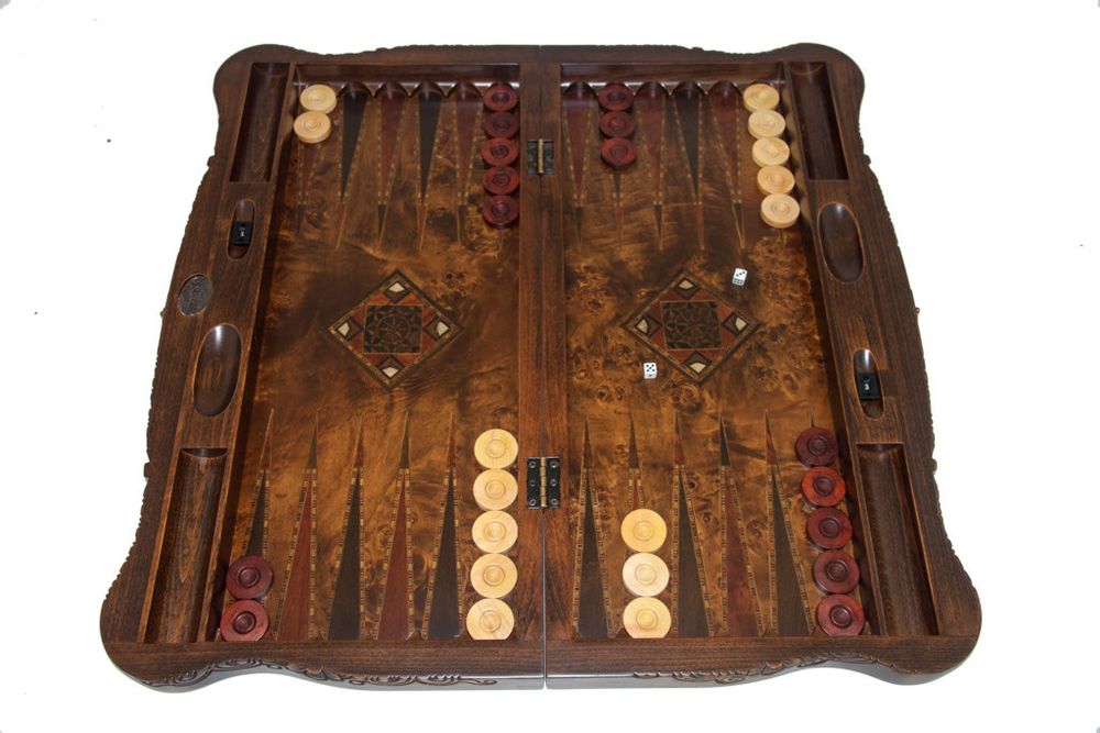 Cadeaux - ELEGANT OTTOMAN BACKGAMMON - HELENA WOOD ART