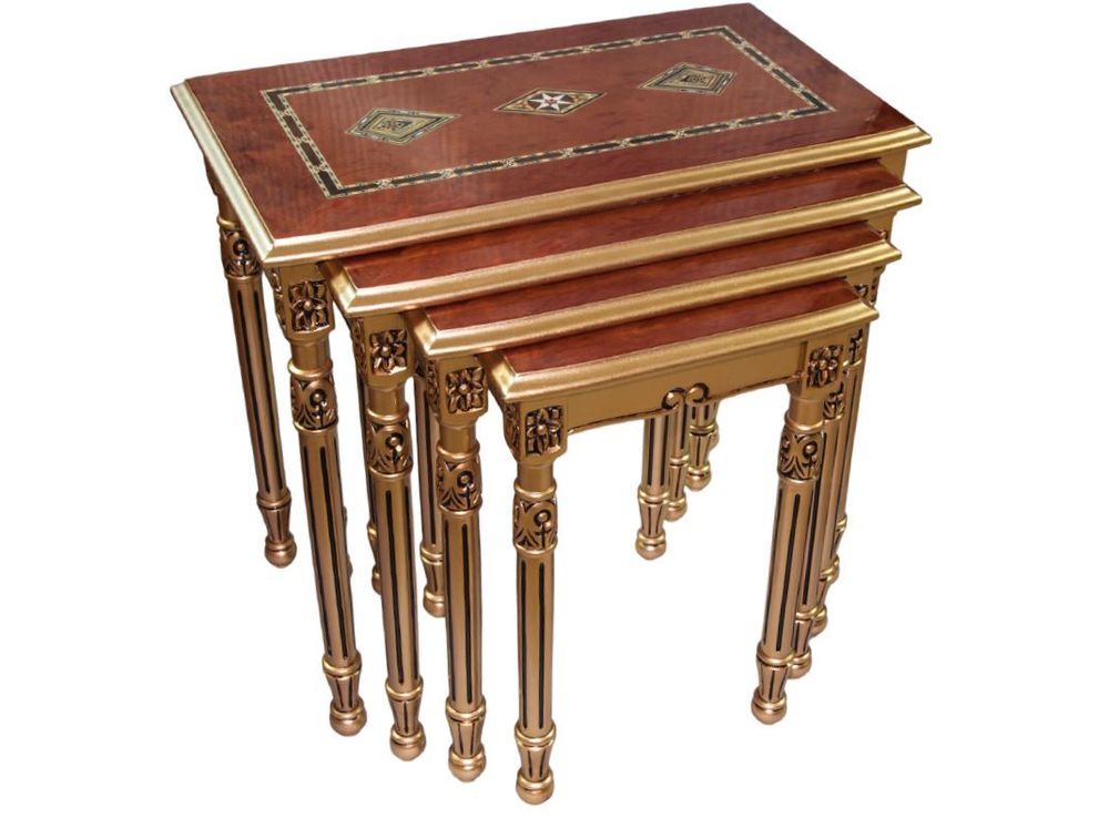 Coffee tables - WOODEN NESTABLE - HELENA WOOD ART
