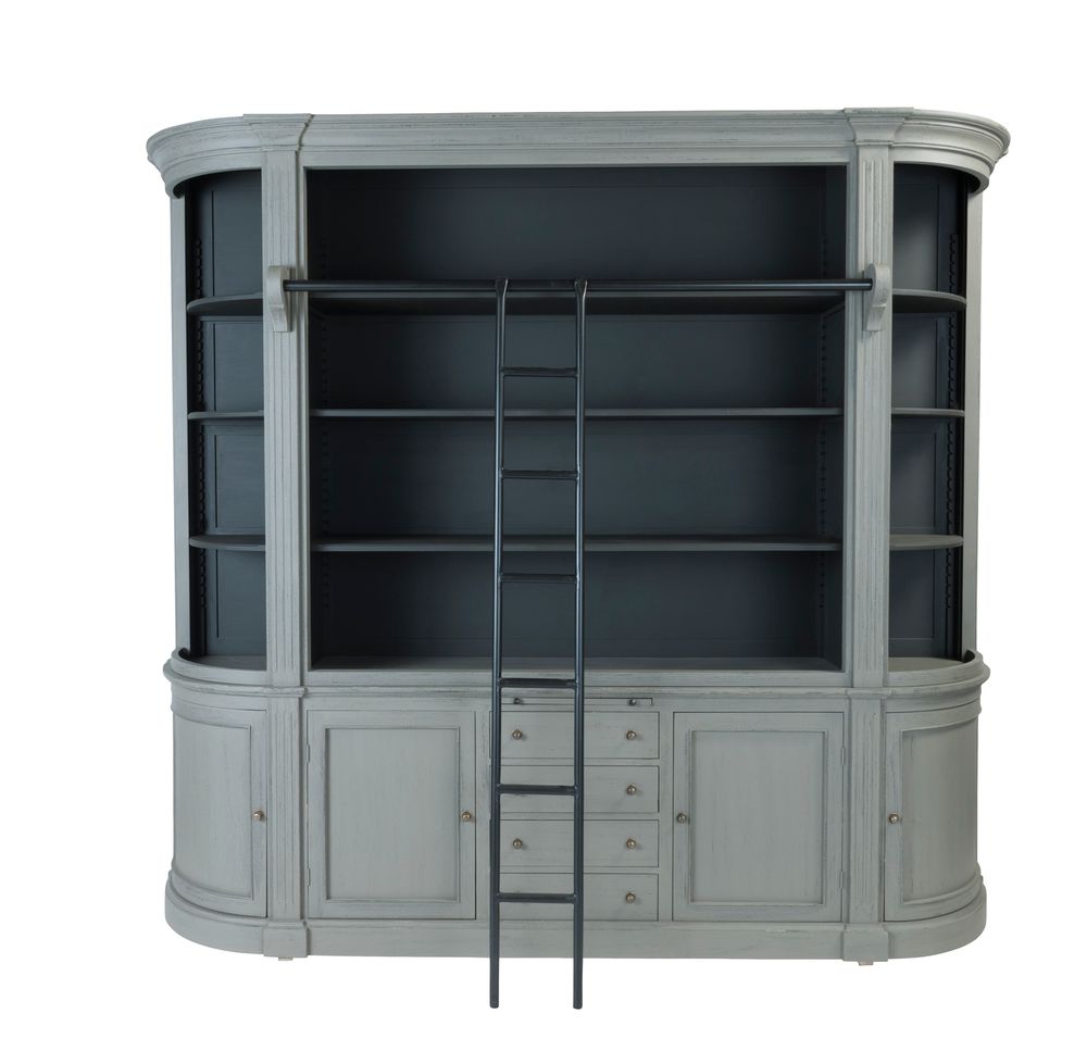 Bookshelves - Bookcase galbé Casimir - SIGNATURE MOBILIER ET DÉCORATION