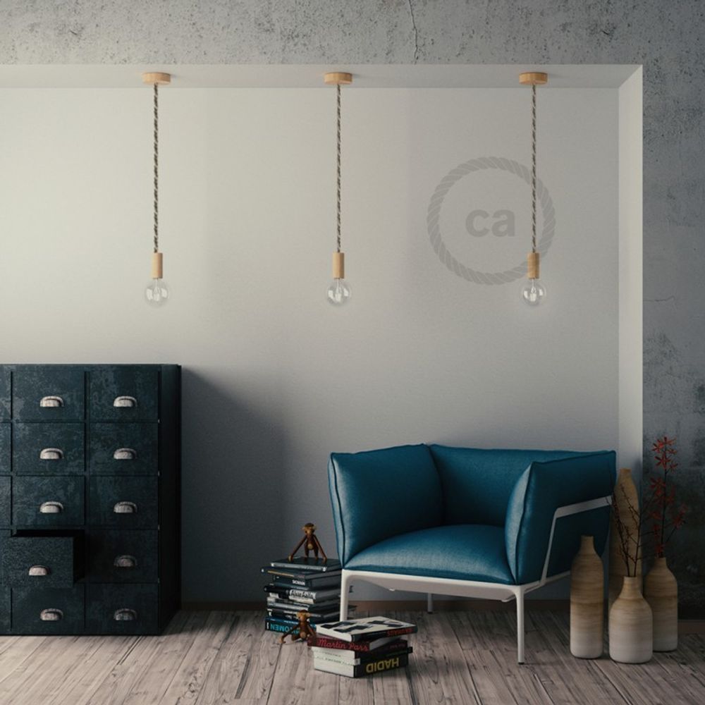 Hanging lights - Rope cables - CREATIVE-CABLES