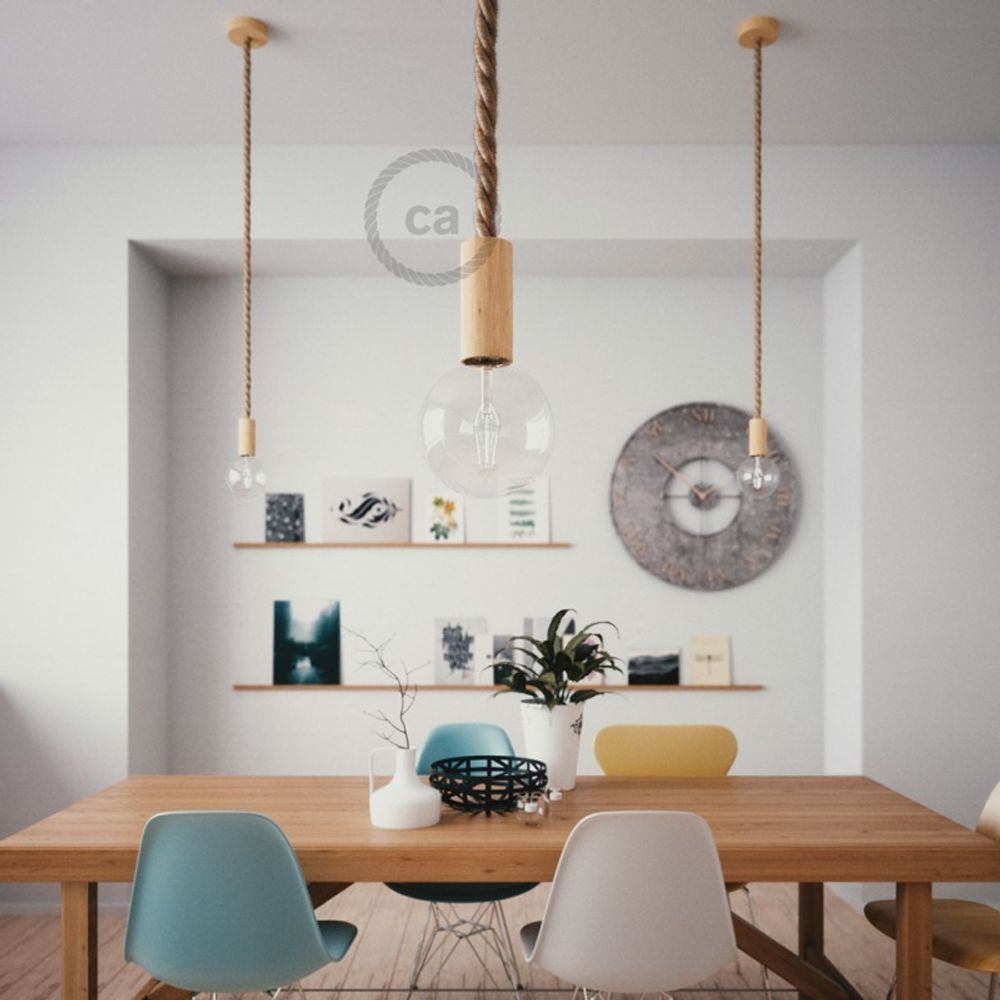 Hanging lights - Rope cables - CREATIVE-CABLES