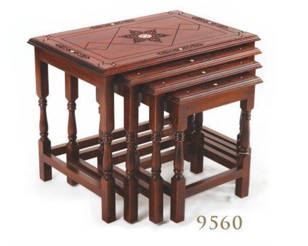 Coffee tables - WOODEN NESTABLE - HELENA WOOD ART