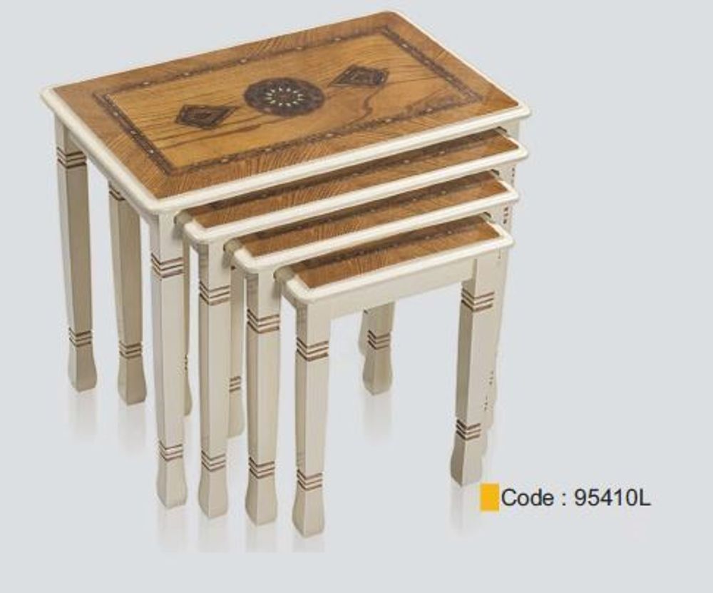 Coffee tables - WOODEN NESTABLE - HELENA WOOD ART