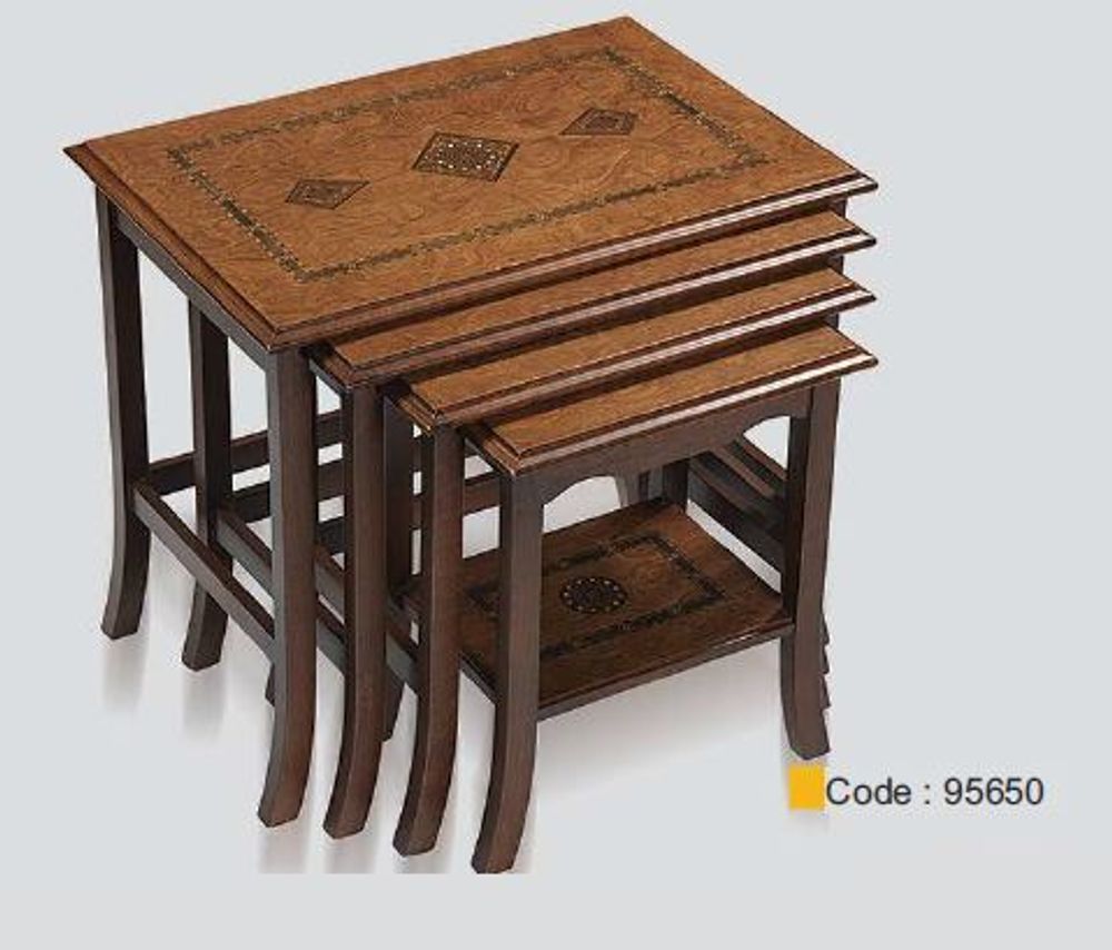 Coffee tables - WOODEN NESTABLE - HELENA WOOD ART