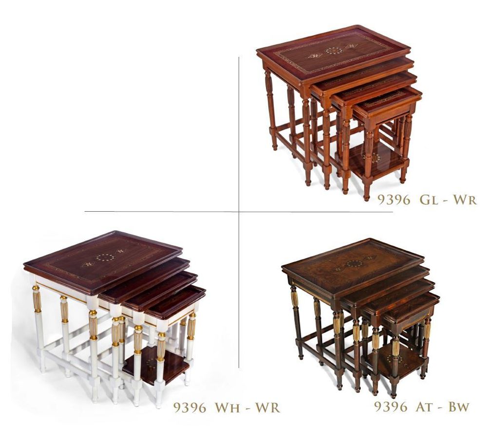 Coffee tables - WOODEN NESTABLE - HELENA WOOD ART
