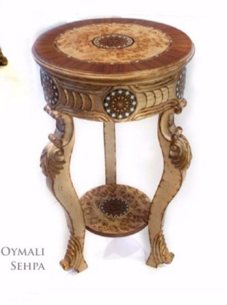 Chaises - ensemble unique de 2 sièges et table - HELENA WOOD ART