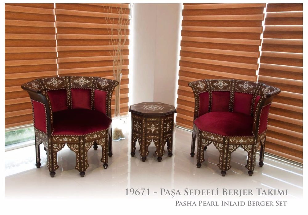 Chaises - ensemble unique de 2 sièges et table - HELENA WOOD ART