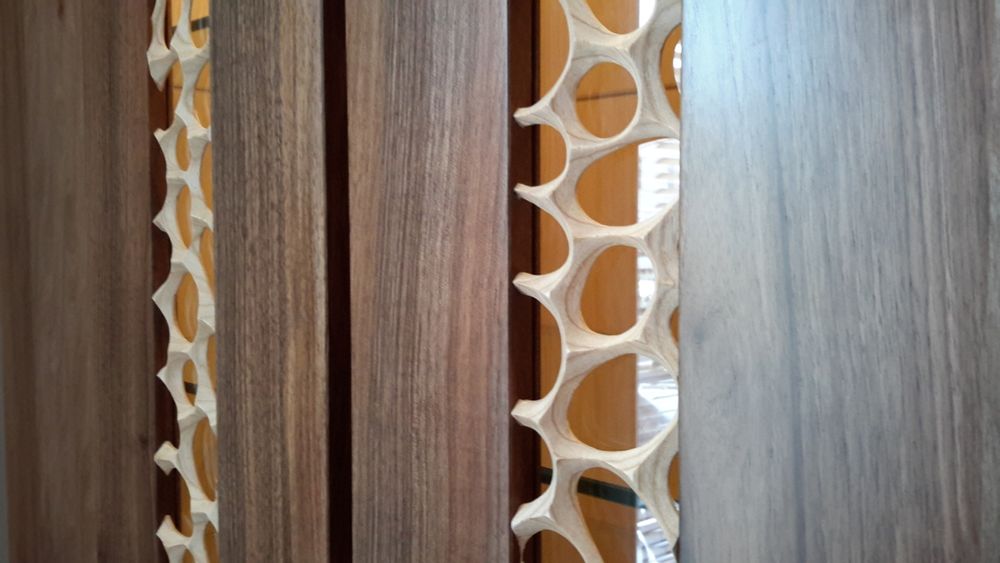 Sideboards - Sculptured piece of furniture to walnut and ash tree - SÉBASTIEN PANIS
