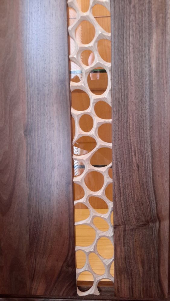 Sideboards - Sculptured piece of furniture to walnut and ash tree - SÉBASTIEN PANIS