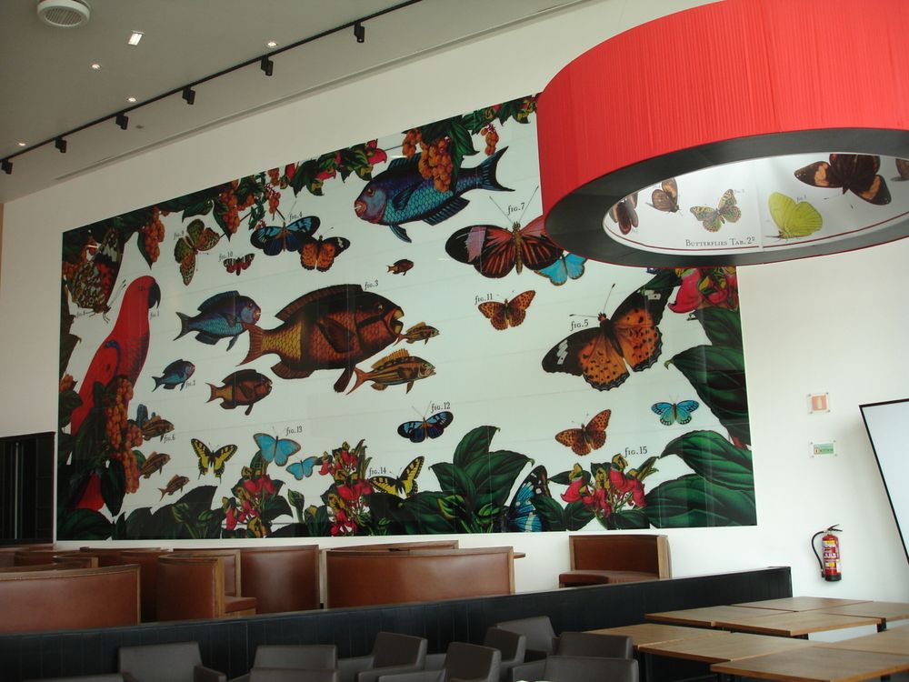 Wall panels - Laminated Glass with digital printing of high resolution - WIDINGLASS BY BISELARTE
