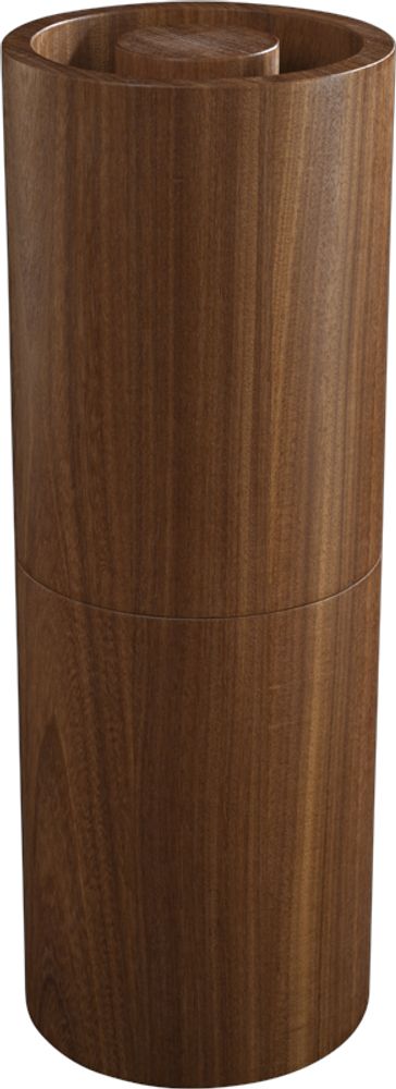 Design objects - Cylinder in Afrormosia with Upper Groove - ARTDIVIN