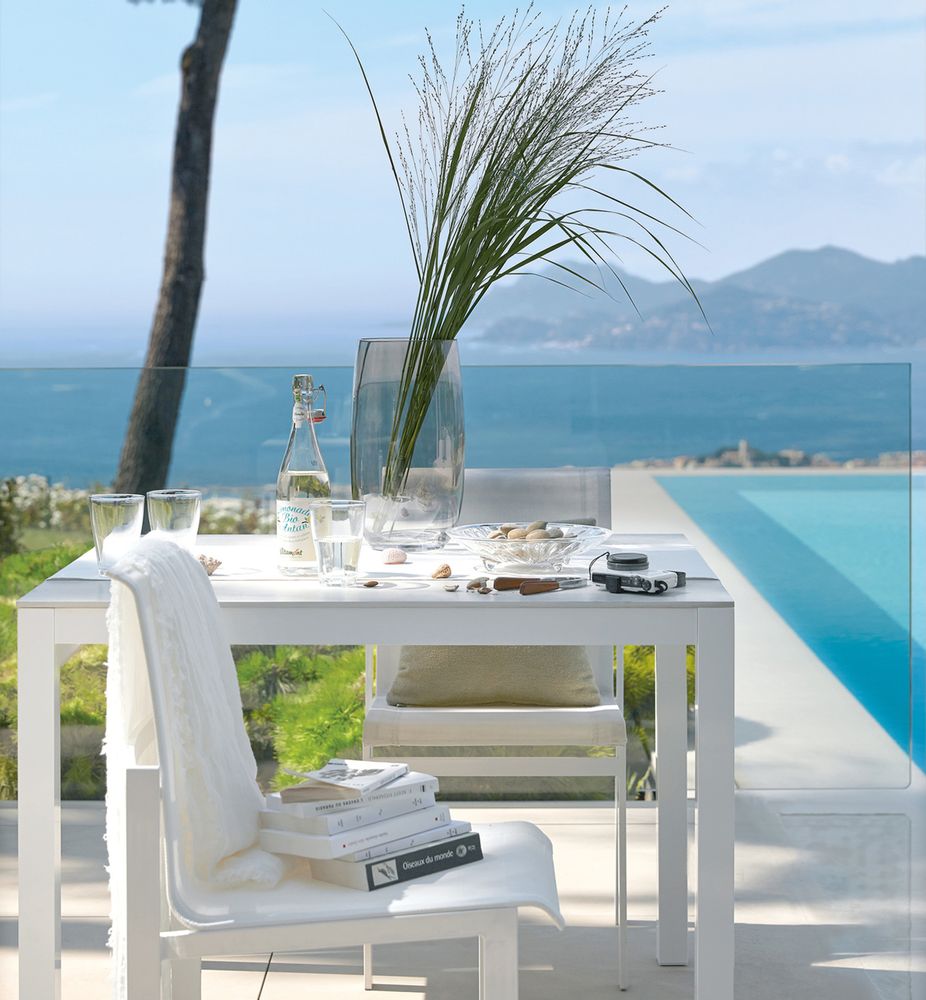 Dining Tables - Dining table KWADRA 100x90 cm ceramic top - SIFAS