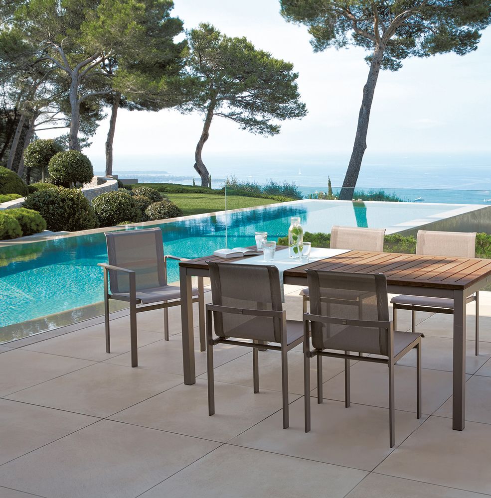 Dining Tables - Dining table KWADRA 240x100 cm ceramic top - SIFAS