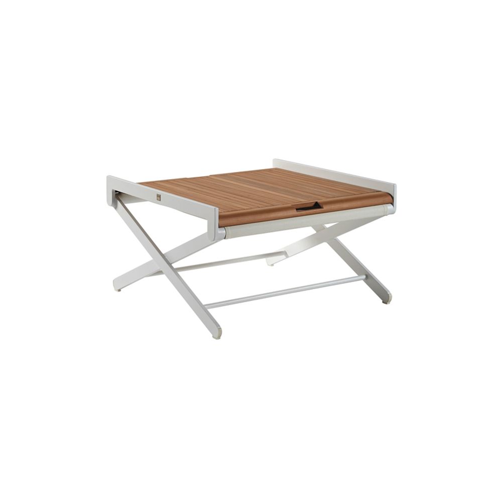 Lawn armchairs - OSKAR Footrest with Synteak® Tray - SIFAS