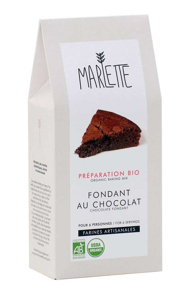 Delicatessen - Organic chocolate fondant baking mix  - MARLETTE