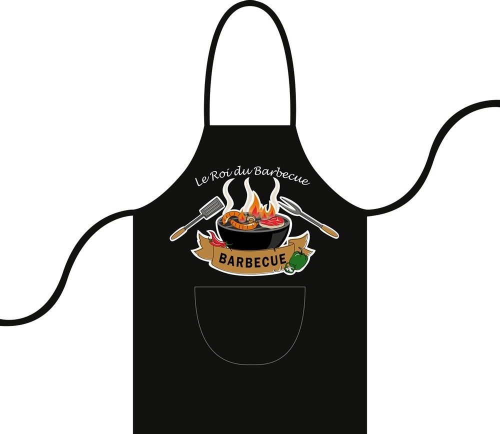 Linge d'office - Tablier Marie Martine® "Le roi du barbecue" - MARIE MARTINE