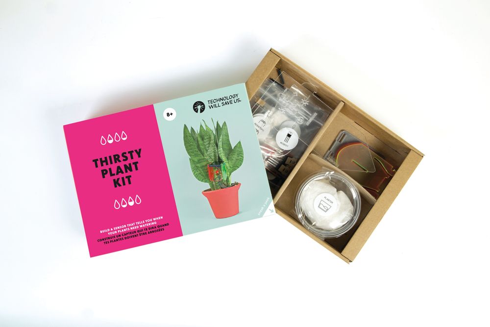 Other smart objects - THIRSTY PLANT KIT - TECHNOLOGY WILL SAVE US