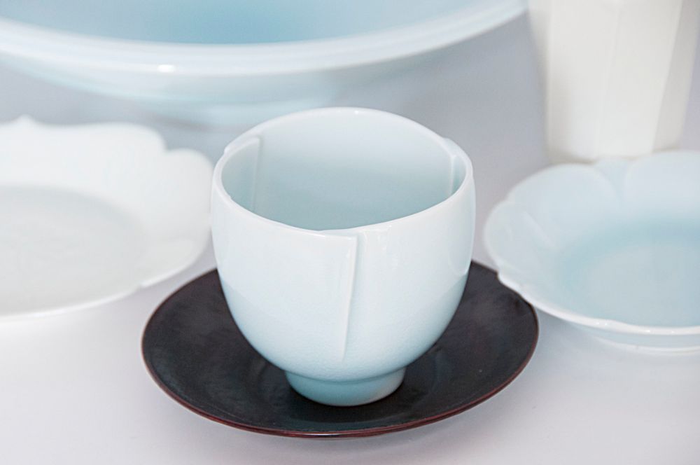 Tapisseries - YUNOMI pour TASSE JAPONAIS - KUNI PAINTING/CERAMICS KAIZAN