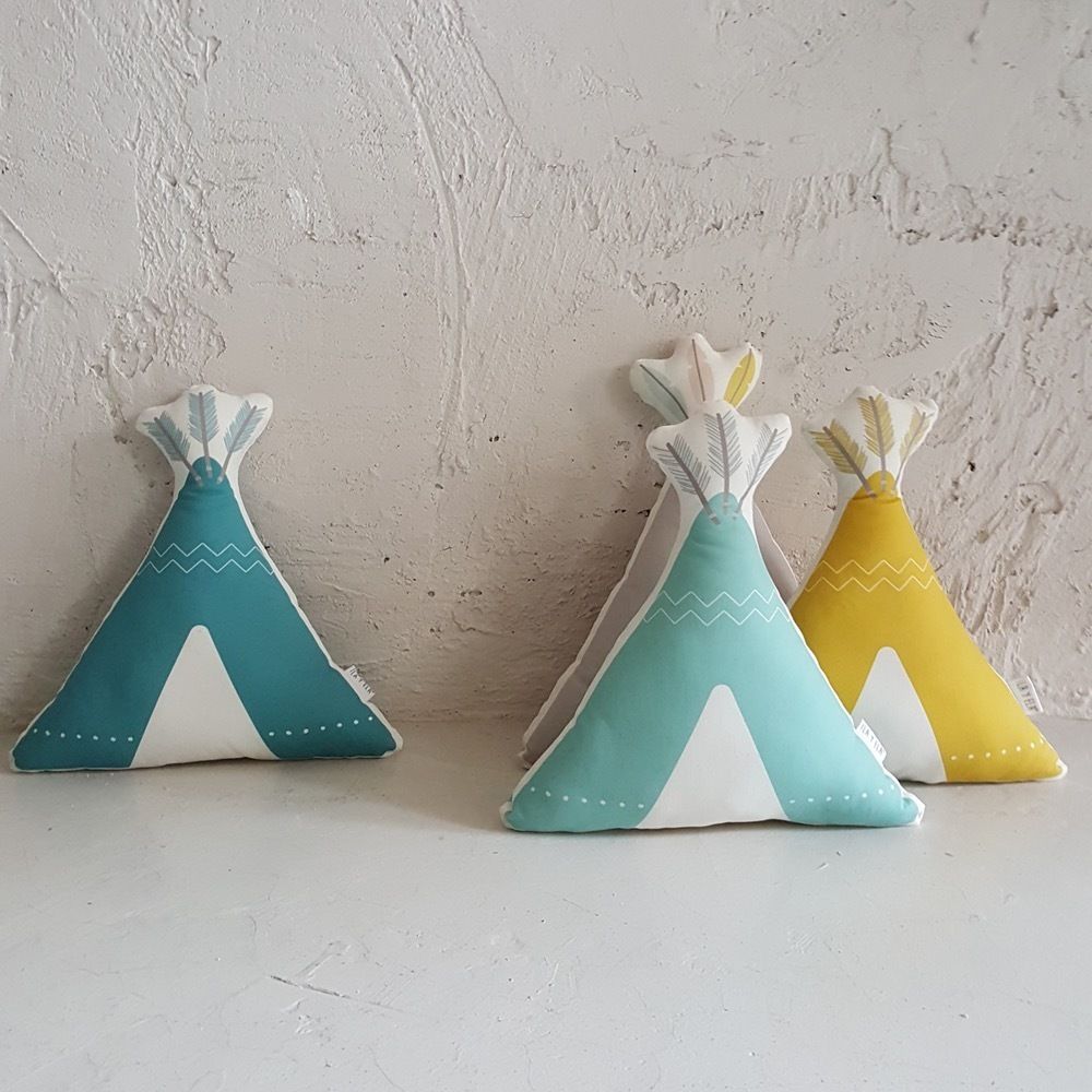 Chambres d'enfants - COUSSIN TIPI - ILA Y ELA