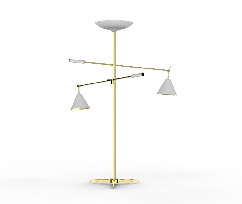 Floor lamps - Torchiere | Floor Lamp - DELIGHTFULL