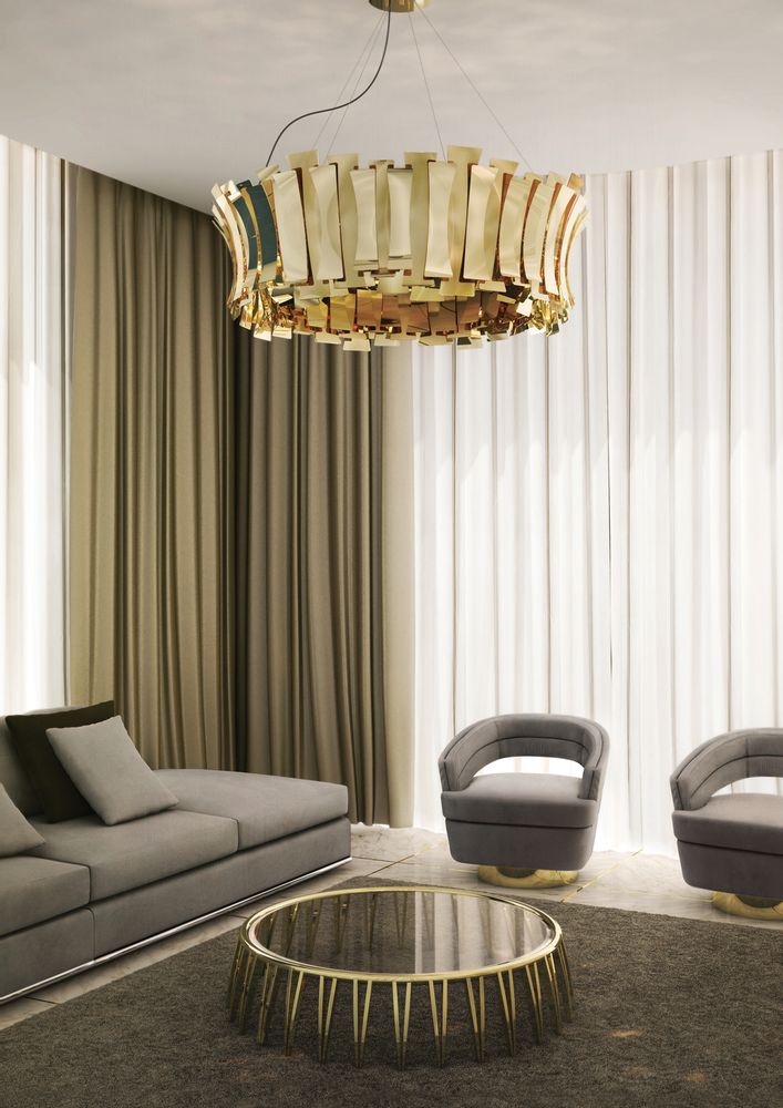 Hotel bedrooms - Etta Round | Suspension Lamp - DELIGHTFULL