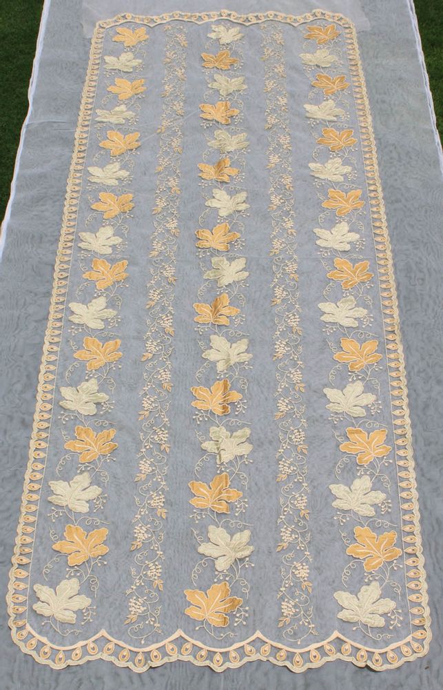 Curtains and window coverings - White - French Curtains / Embroidered Curtains - PASSIONHOMES BY SARLA ANTIQUES