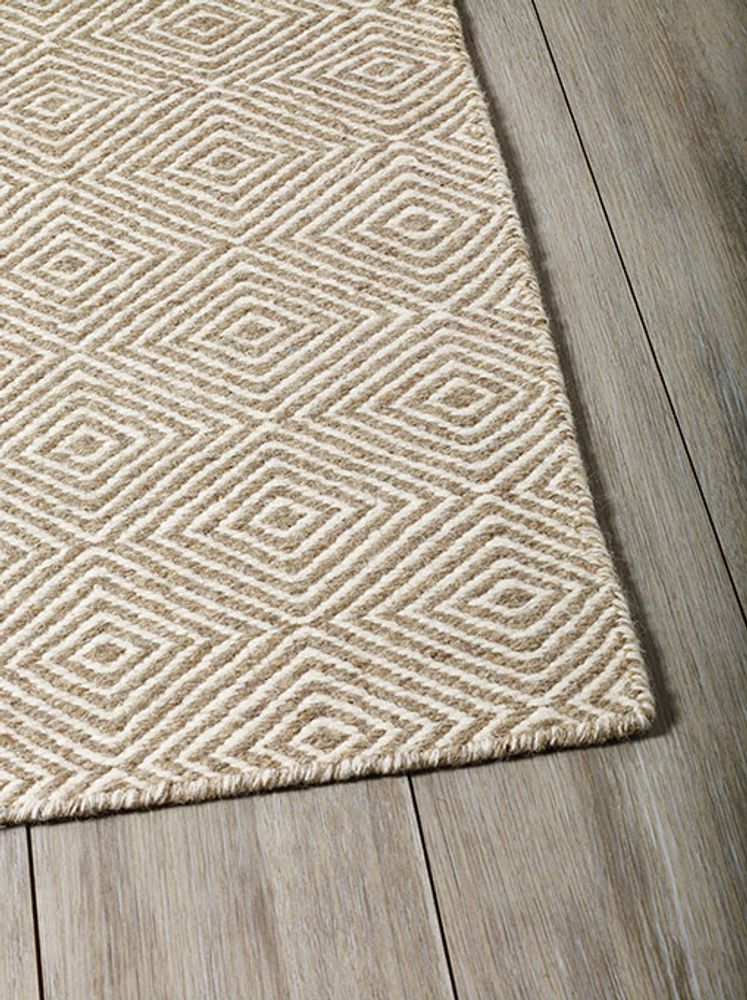 Tapis contemporains - DP10 Diamond Beige Tapis - OUTDOOR RUGS / TAPIS D' EXTERIEUR