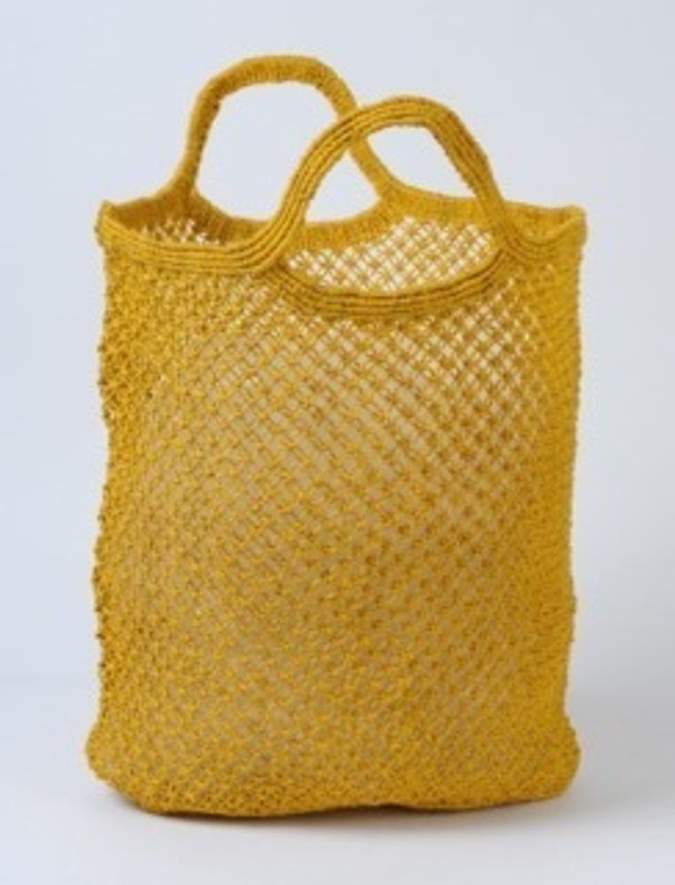 Bags and totes - Jute Macrame Bag Large - MAISON BENGAL