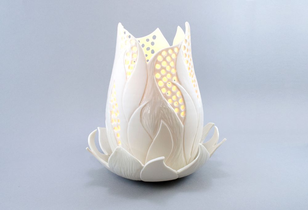 Céramique - Lampe ECLOSION - OZECLORE
