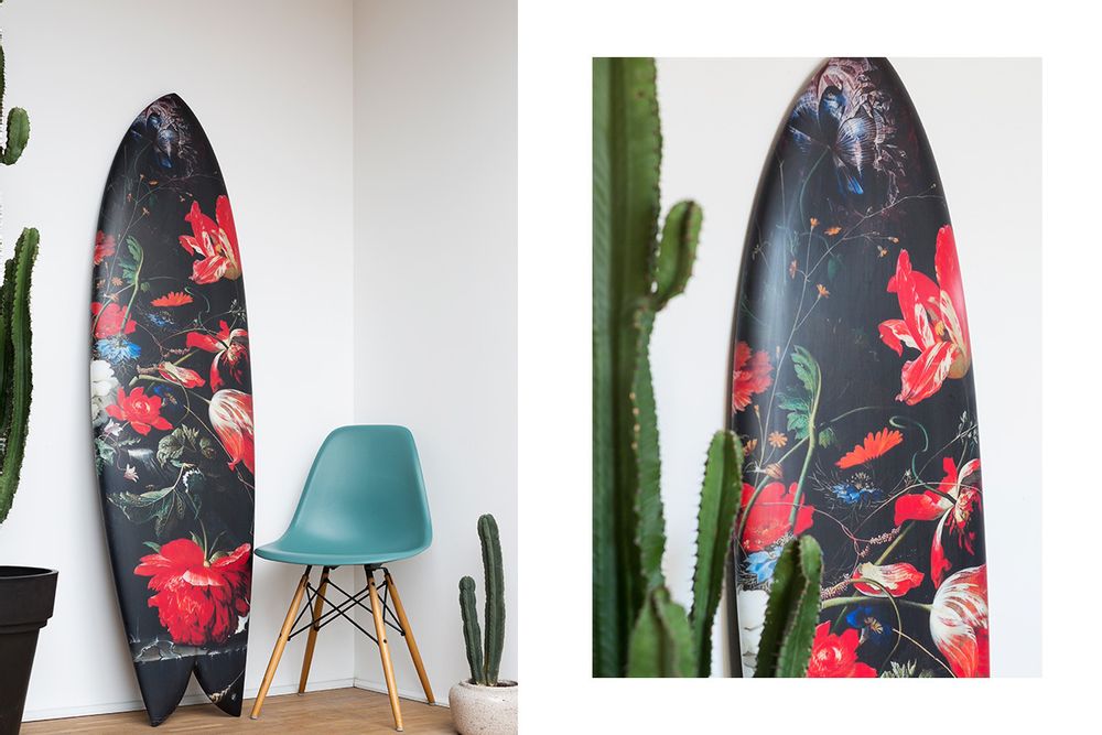 Other wall decoration - FLOWERS DIPTYCH SURFBOARDS / A MIGNON - BOOM-ART