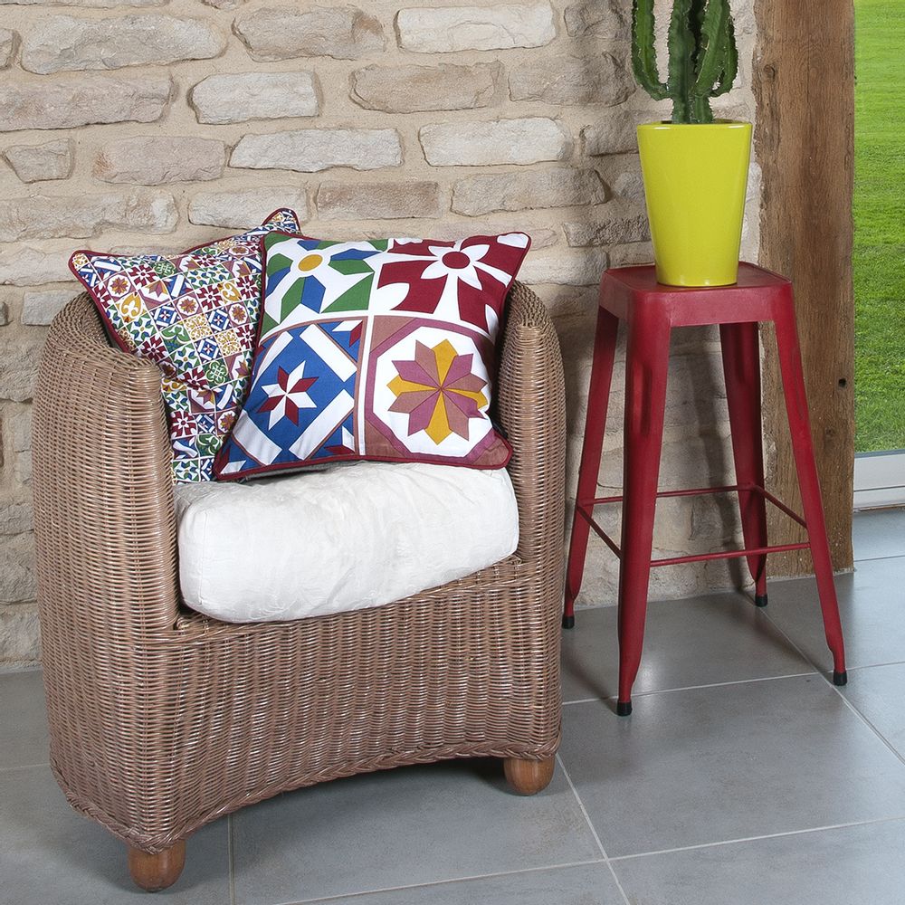 Coussins textile - Mosaïque - ORVAL CREATIONS