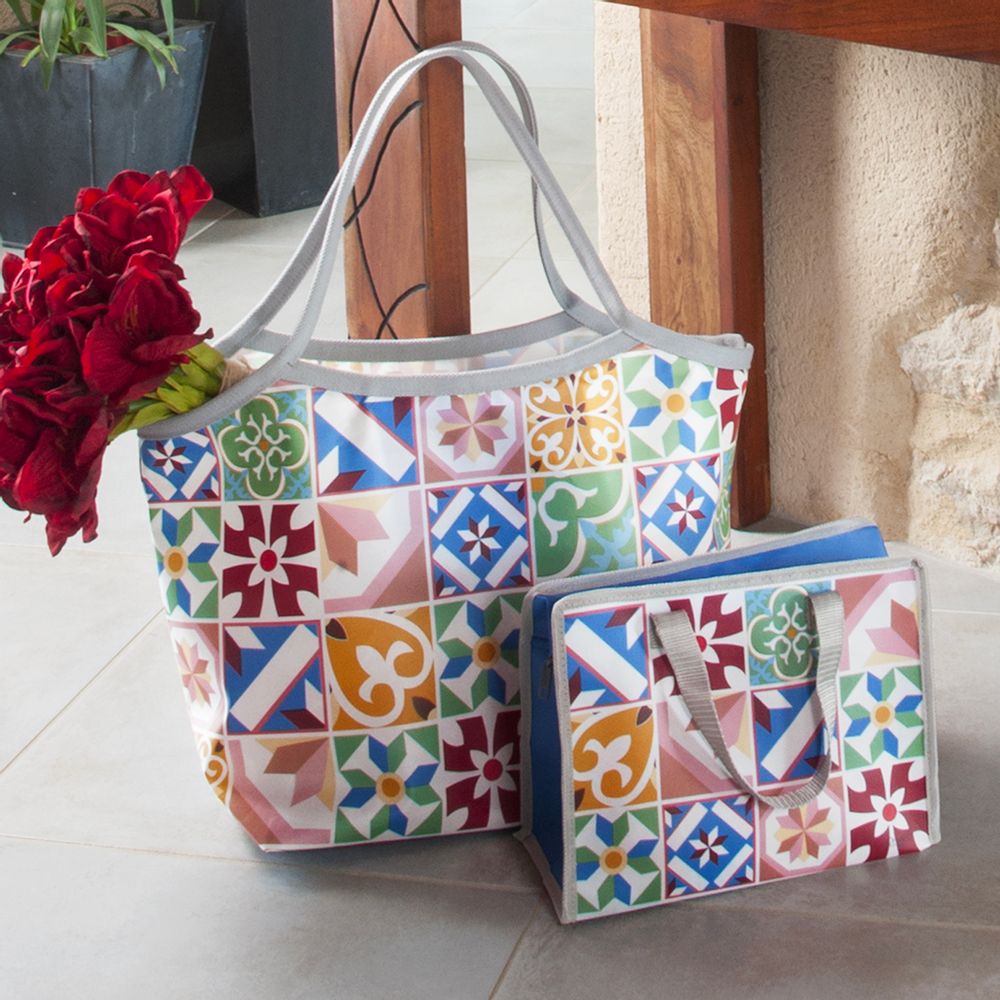 Coussins textile - Mosaïque - ORVAL CREATIONS