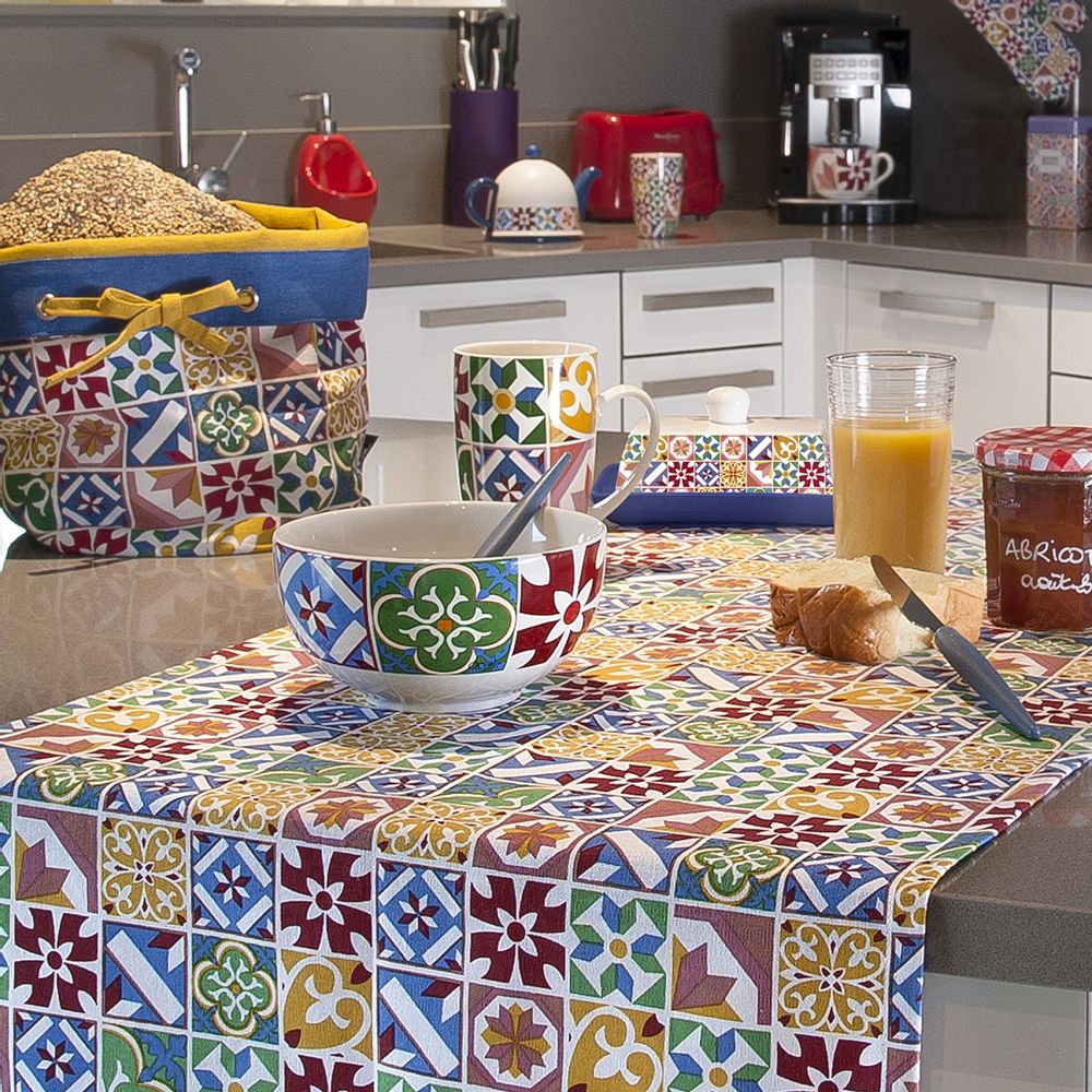 Coussins textile - Mosaïque - ORVAL CREATIONS