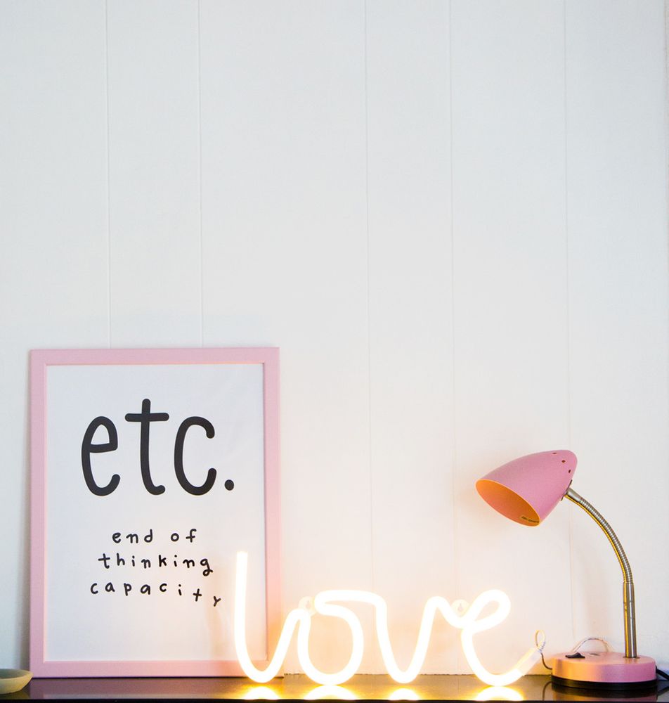 Wall lamps - LED NEON STYLE LIGHTS - A LITTLE LOVELY COMPANY