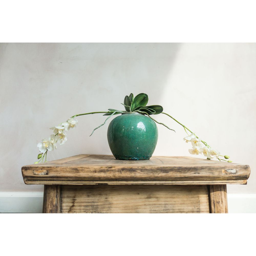 Vases - Turquoise Ginger Pot - THE SILK ROAD COLLECTION
