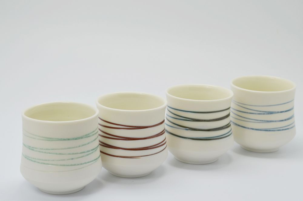 Ceramic - Spirale coffee cups - OZECLORE