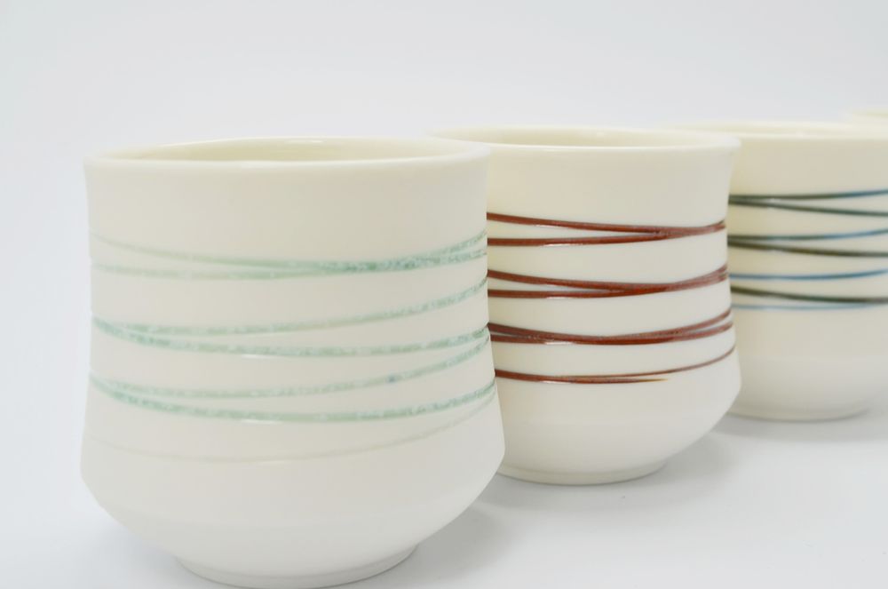 Ceramic - Spirale coffee cups - OZECLORE