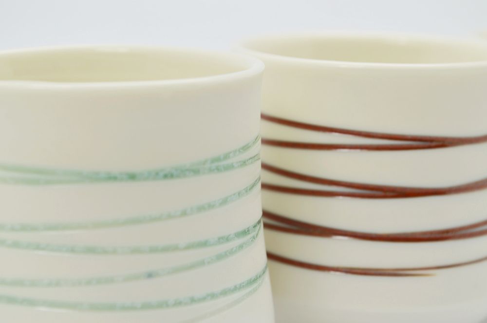 Ceramic - Spirale coffee cups - OZECLORE